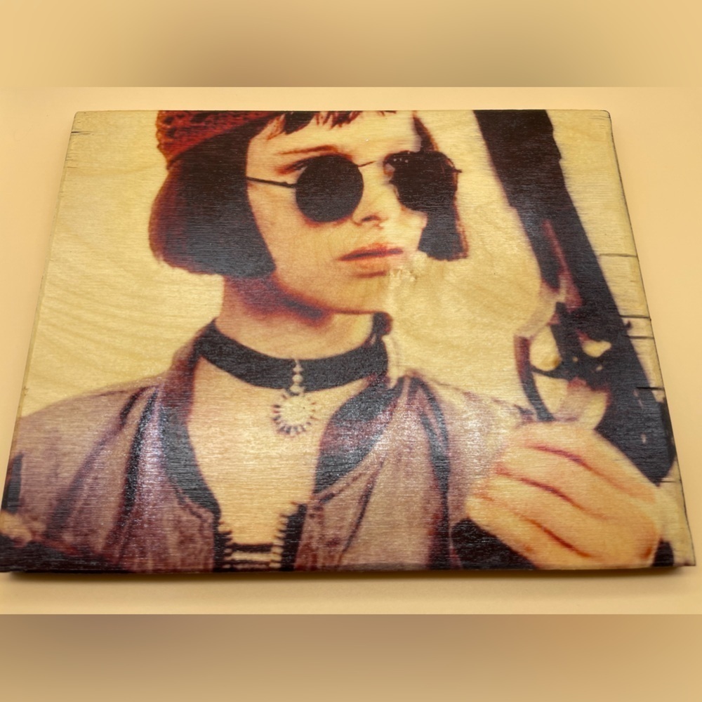 Leon the Professional Movie, “Mathilda” Wood Photo Print, Rare